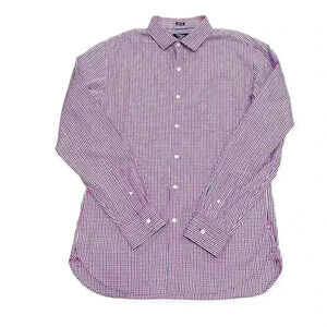 J.Crew Men's Thompson Shirtings Plaid Button Down Size 16 Long Sleeve 80s 2-Ply